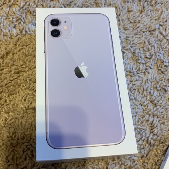 Empty iPhone 11 purple box - Picture 1 of 3